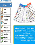 Kids Learning Flash Cards - 40 Themes 426 Words