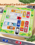 Magnetic Car Puzzle Board Game for 2-4 Years