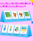 Sentence Building Flip Charts - 80 Double Sided Cards, 40 Sentences