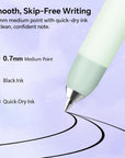 WRITECH Gel Pens Soft Grip Pen Set with 2 Pens and 2 Refills