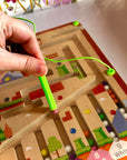 Montessori Toys Magnetic Color and Number Maze