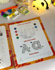 Toddlers Worksheet Pack 4 Workbooks with 192 Pages and stationary