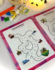 Toddlers Worksheet Pack 4 Workbooks with 192 Pages and stationary