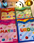 Toddlers Worksheet Pack 4 Workbooks with 192 Pages and stationary