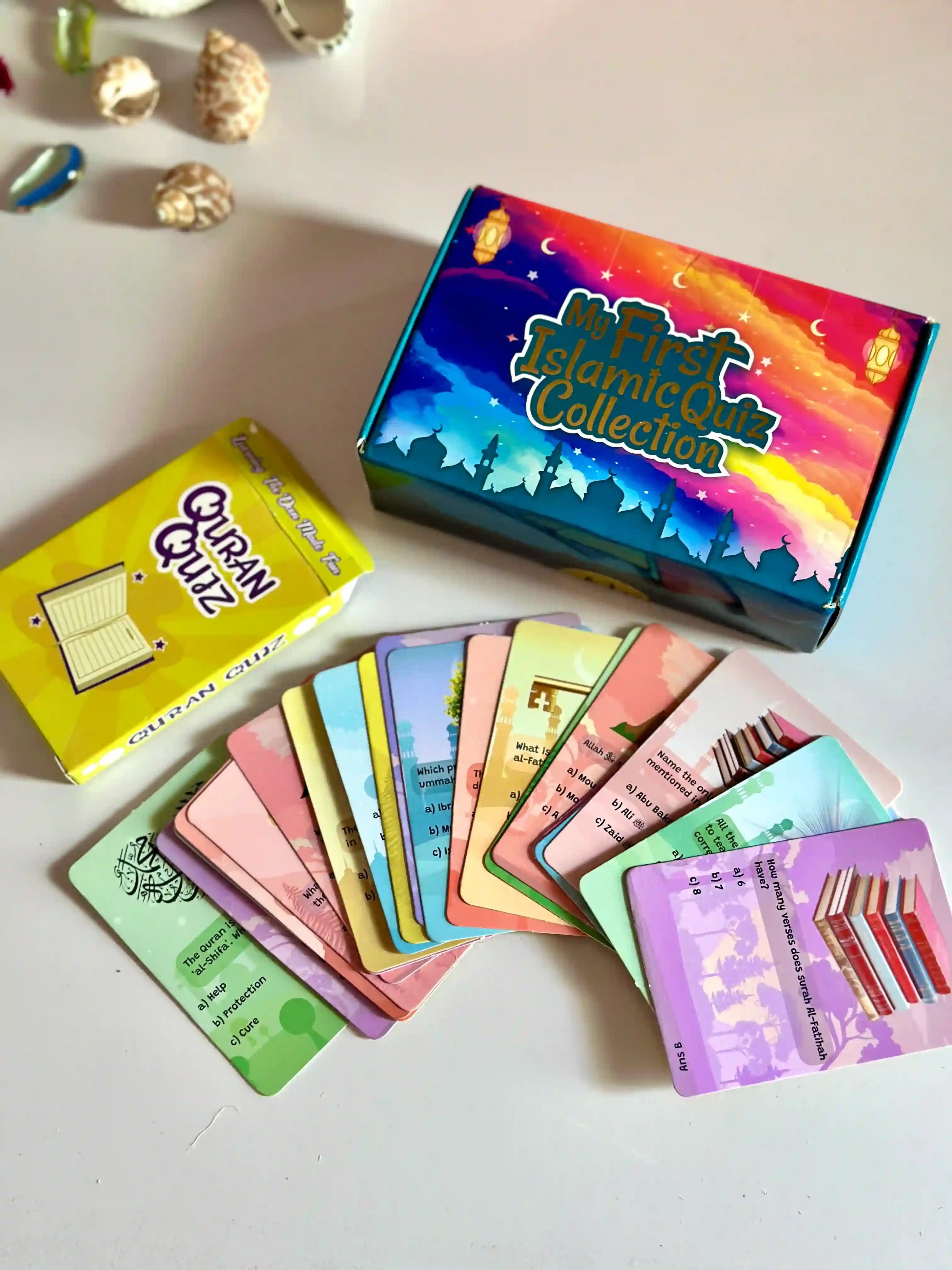 🧠 150 Islamic Quiz Cards – Fun & Educational Learning for Kids