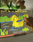 LED Glow Drawing Board for Kids