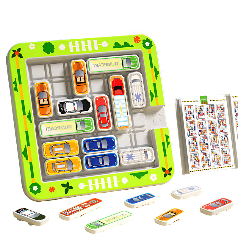 Magnetic Car Puzzle Board Game for 2-4 Years