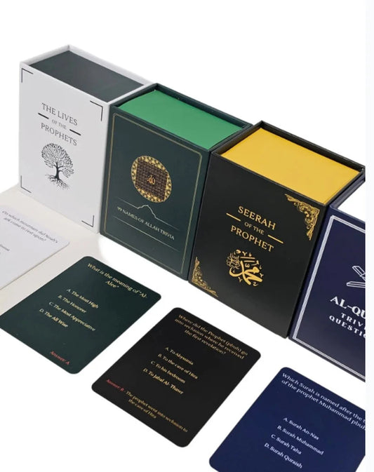 Islamic Trivia Cards - Pack of 4