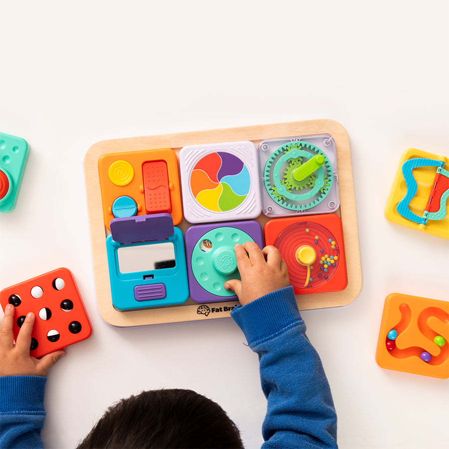 Modular, Sensory Activity Board for Babies and Toddlers