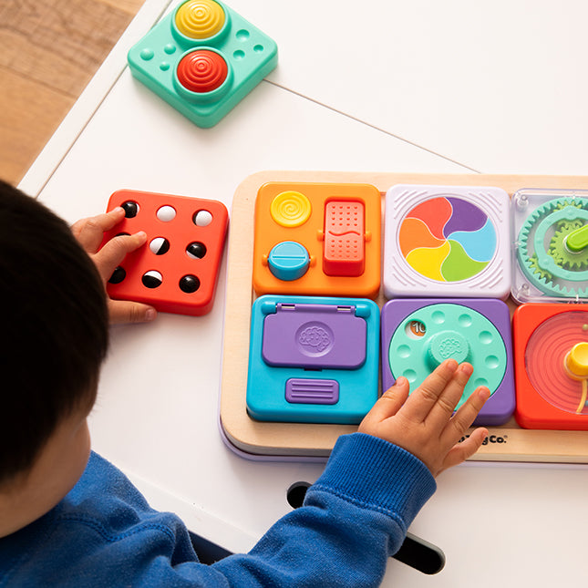 Modular, Sensory Activity Board for Babies and Toddlers