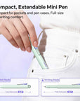 WRITECH Gel Pens Soft Grip Pen Set with 2 Pens and 2 Refills