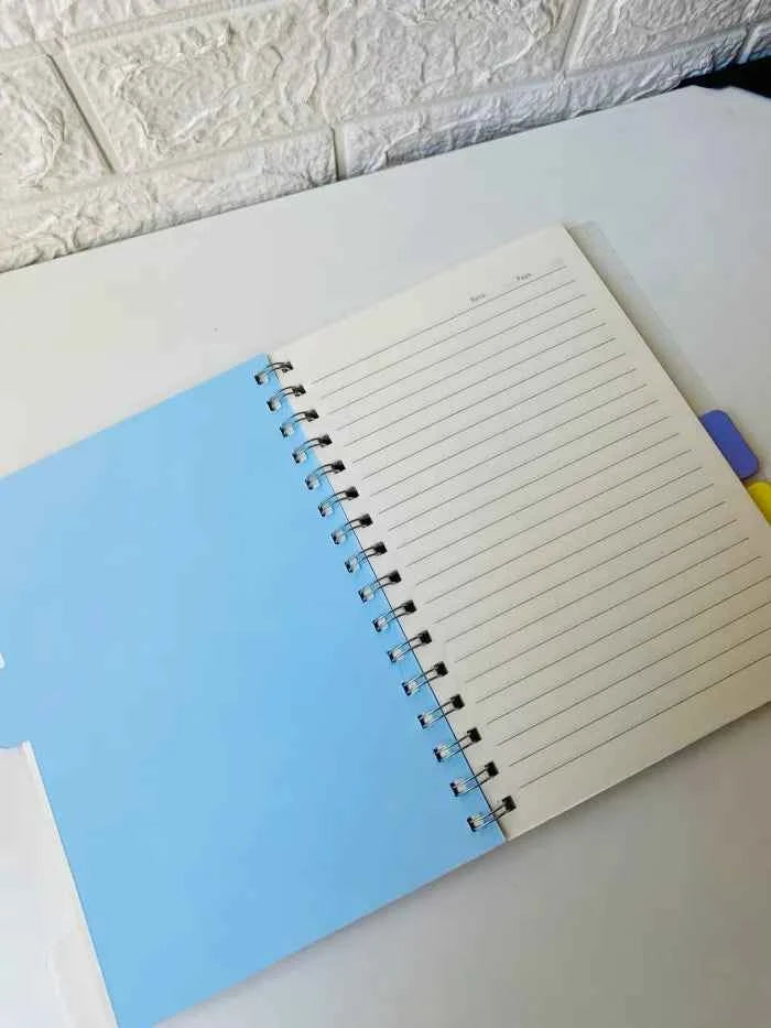 Pastel spiral notebook