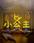 LED Glow Drawing Board for Kids