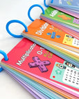 Math Flash Cards - 60Pcs Multiplication Division Addition and Subtraction Flash Card