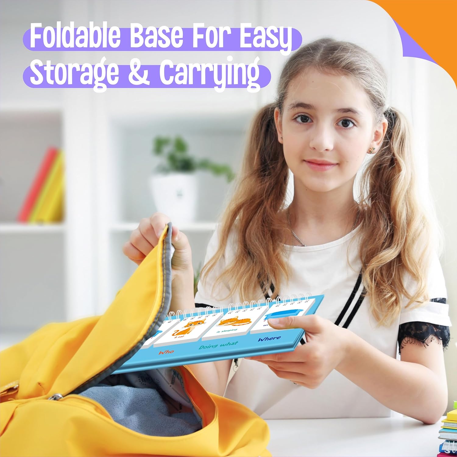 Sentence Building Flip Charts - 80 Double Sided Cards, 40 Sentences