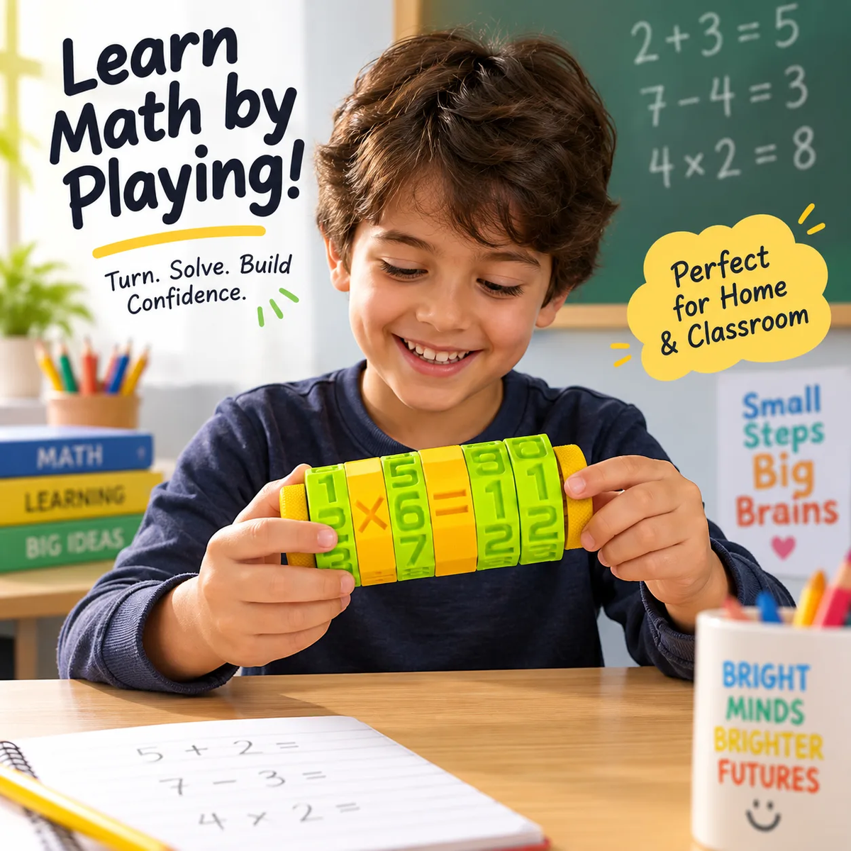 Maths Rotating Cylinder for Kids