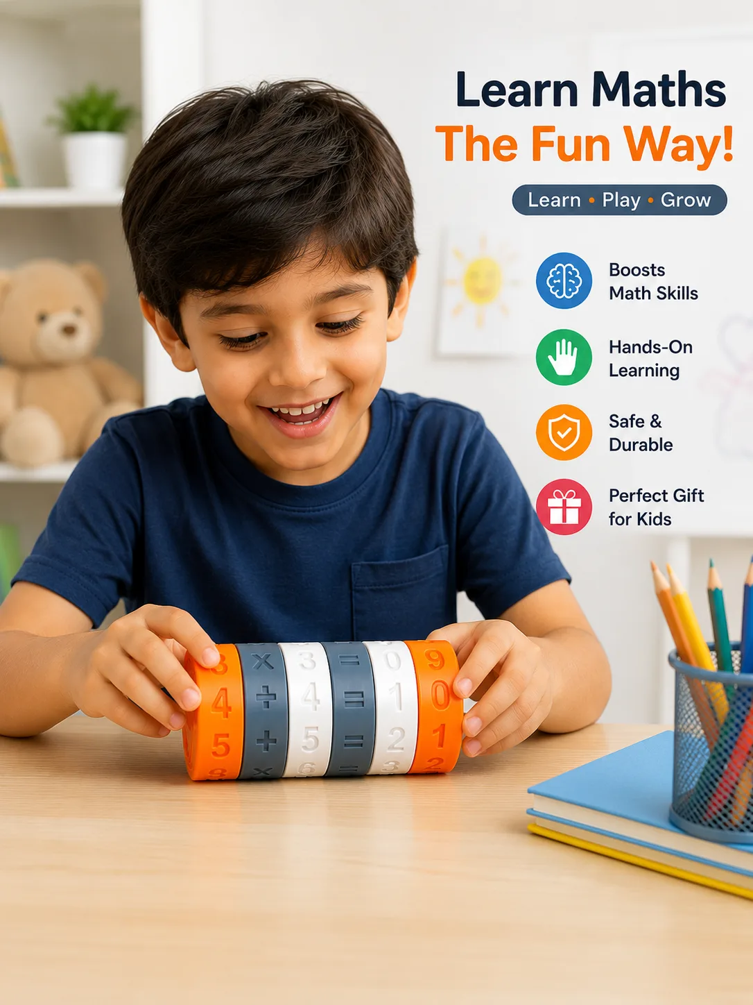 Maths Rotating Cylinder for Kids