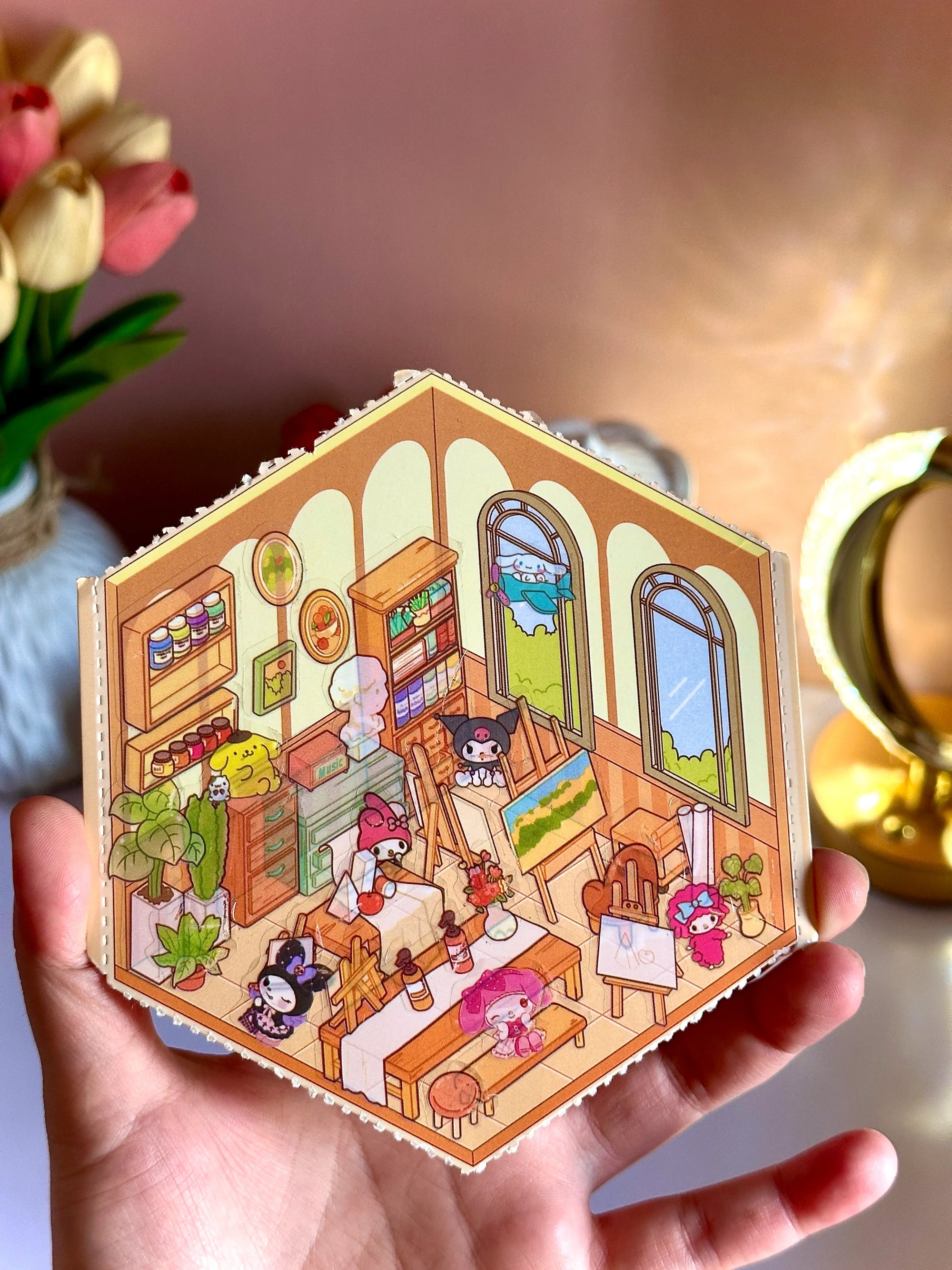 3D Miniature Cozy Sticker Kit