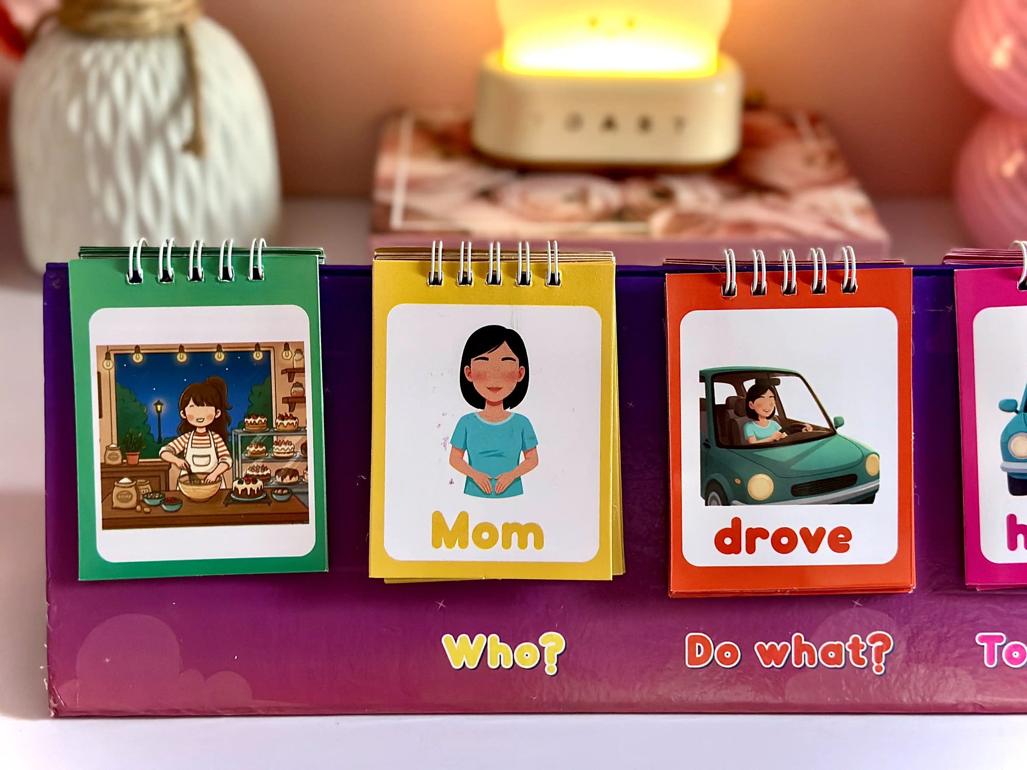 Sentence Building Flip Charts - 102 Double Sided Cards