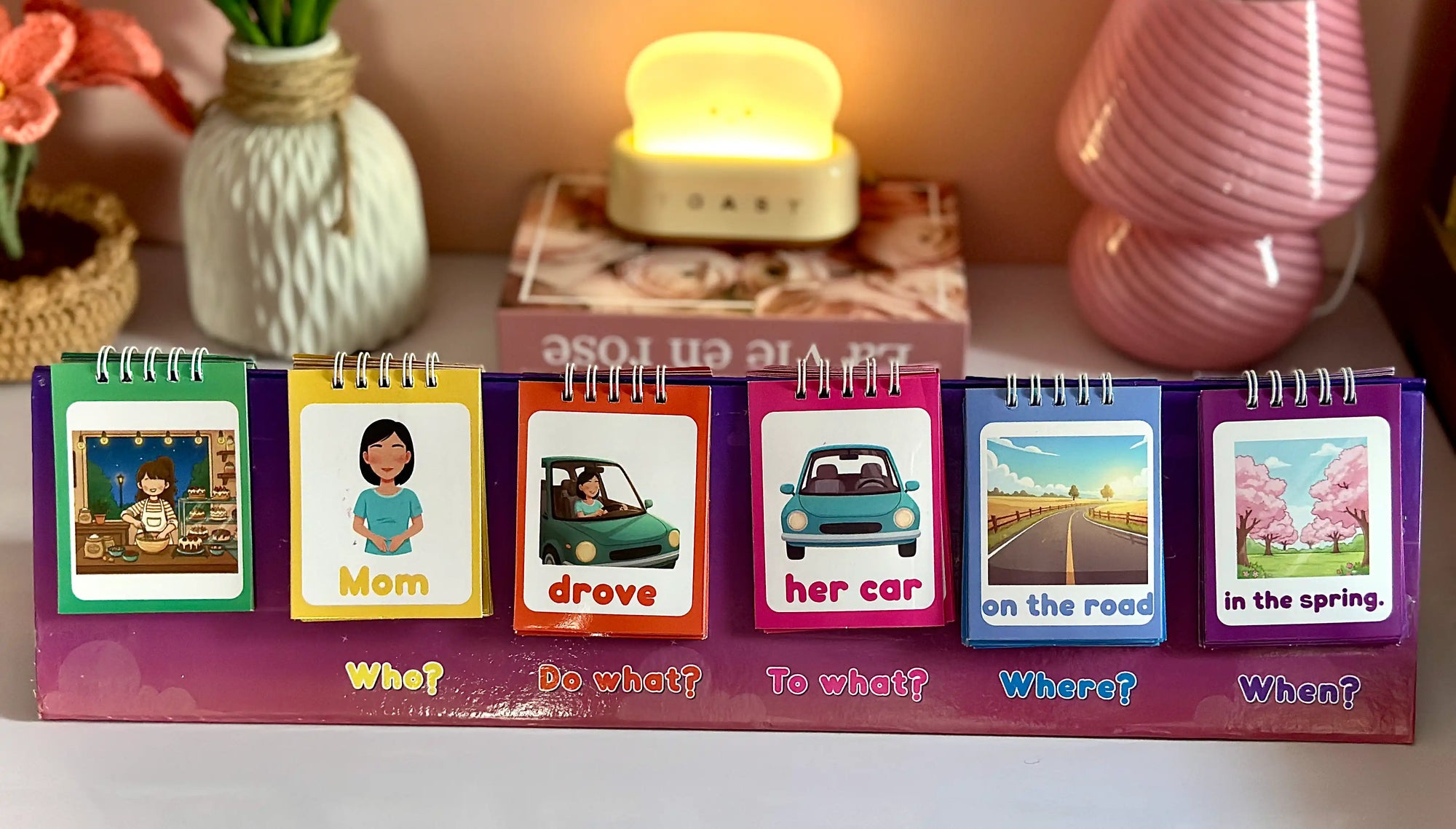 Sentence Building Flip Charts - 102 Double Sided Cards