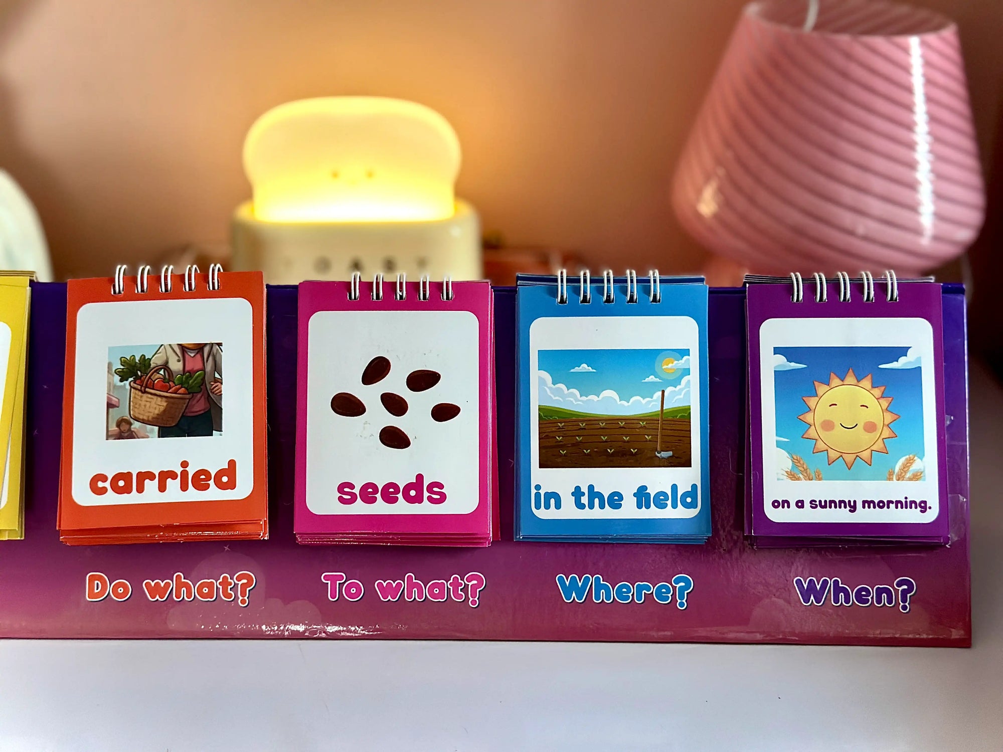 Sentence Building Flip Charts - 102 Double Sided Cards