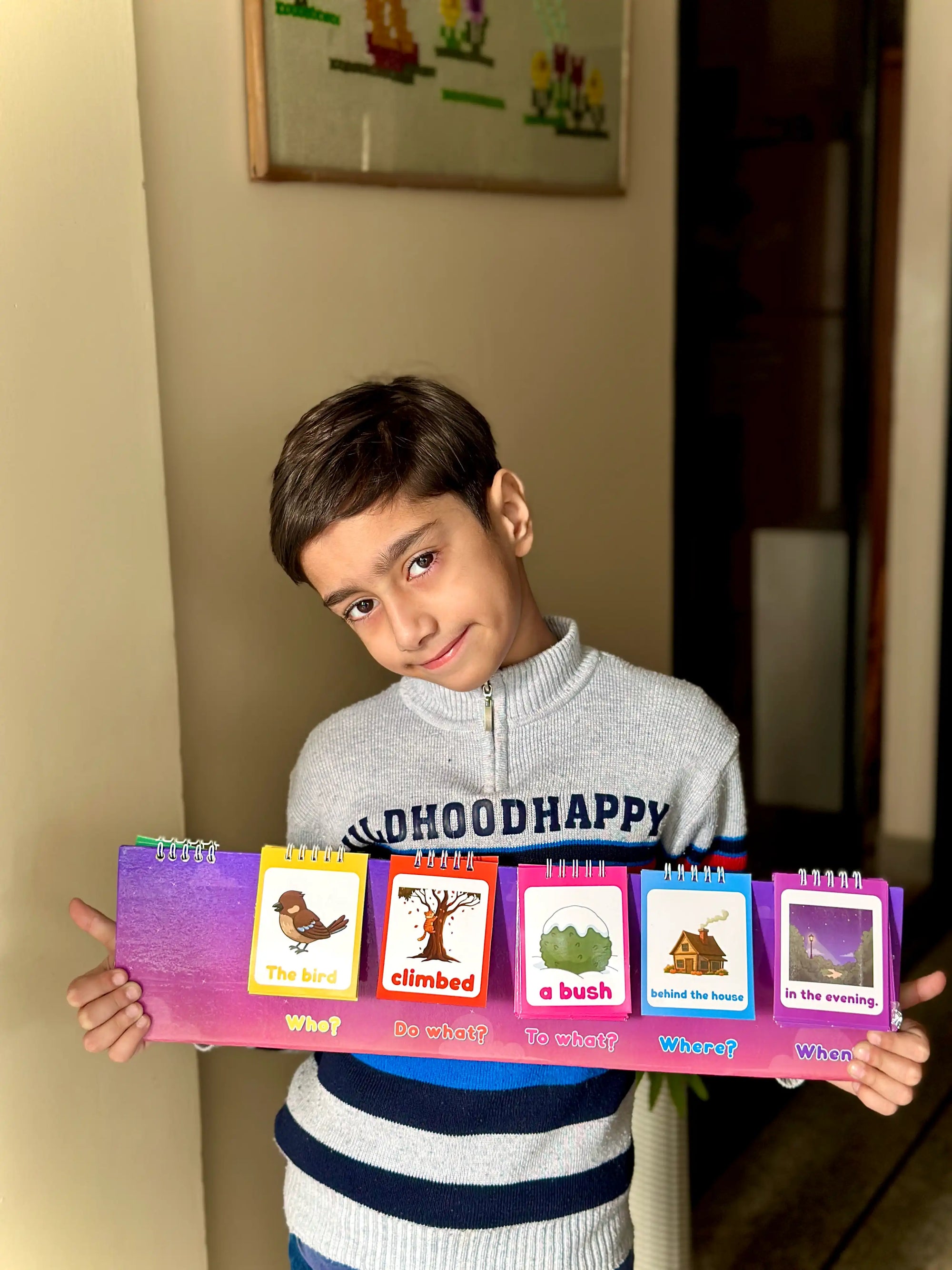 Sentence Building Flip Charts - 102 Double Sided Cards