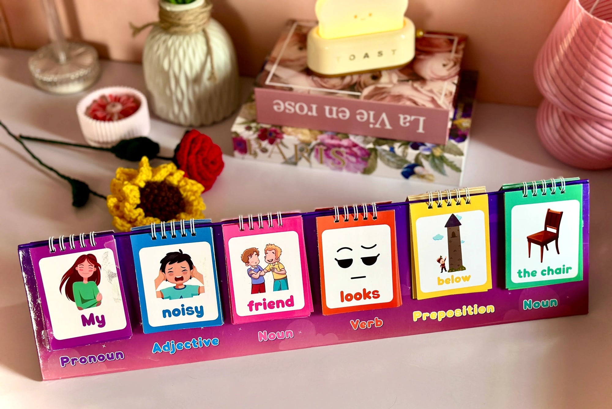 Sentence Building Flip Charts - 102 Double Sided Cards