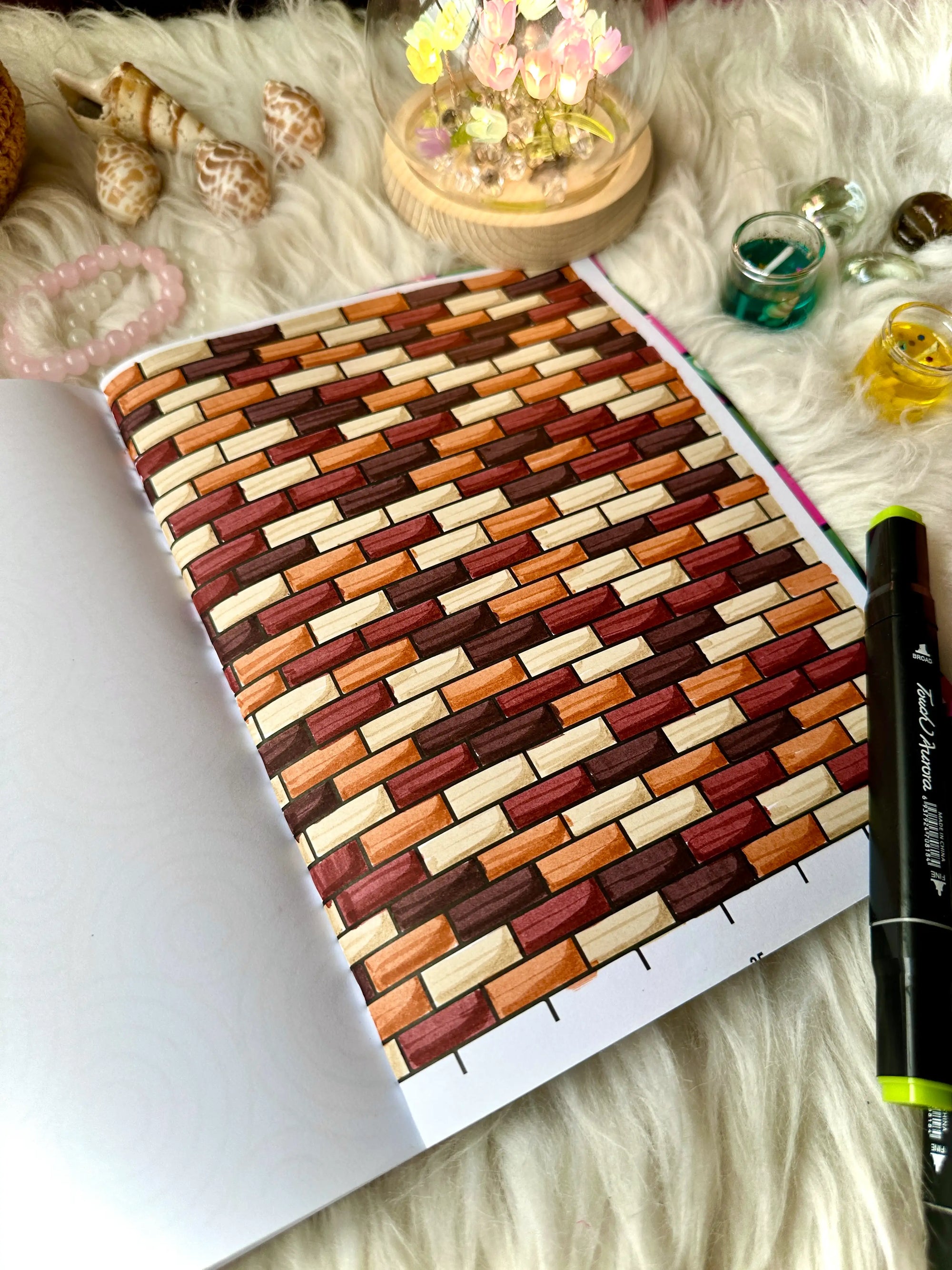 Satisfying Patterns Colouring Book for Adults and Kids