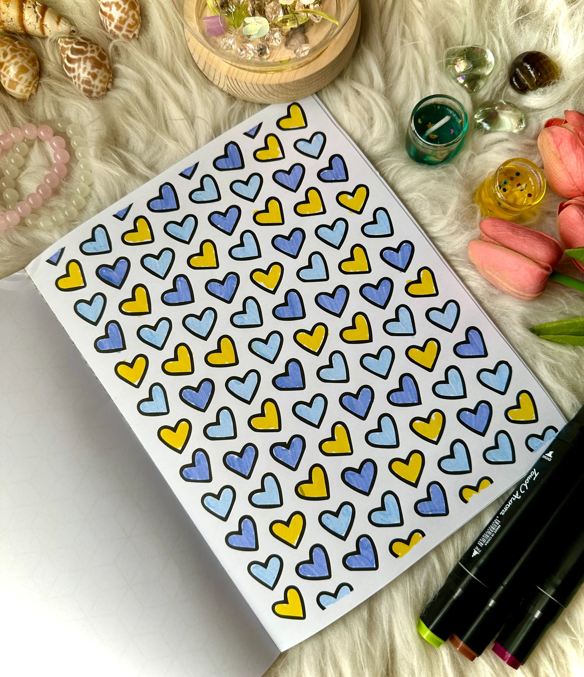 Satisfying Patterns Colouring Book for Adults and Kids