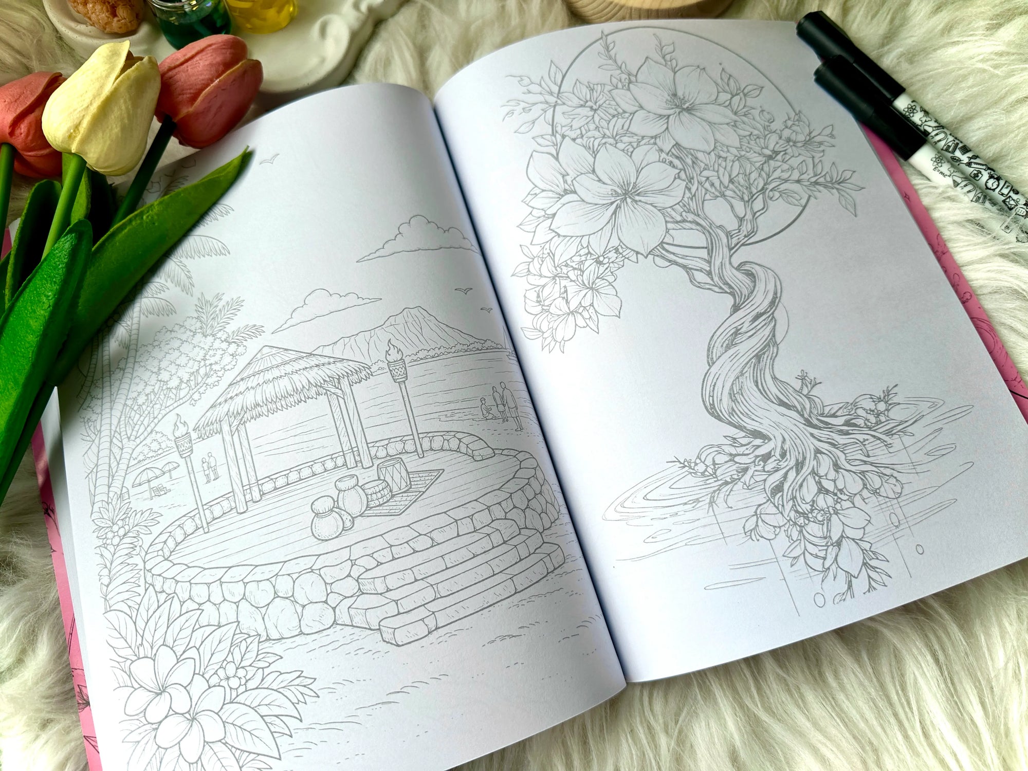 Ink Tracing Therapeutic Art Book - House Of Books