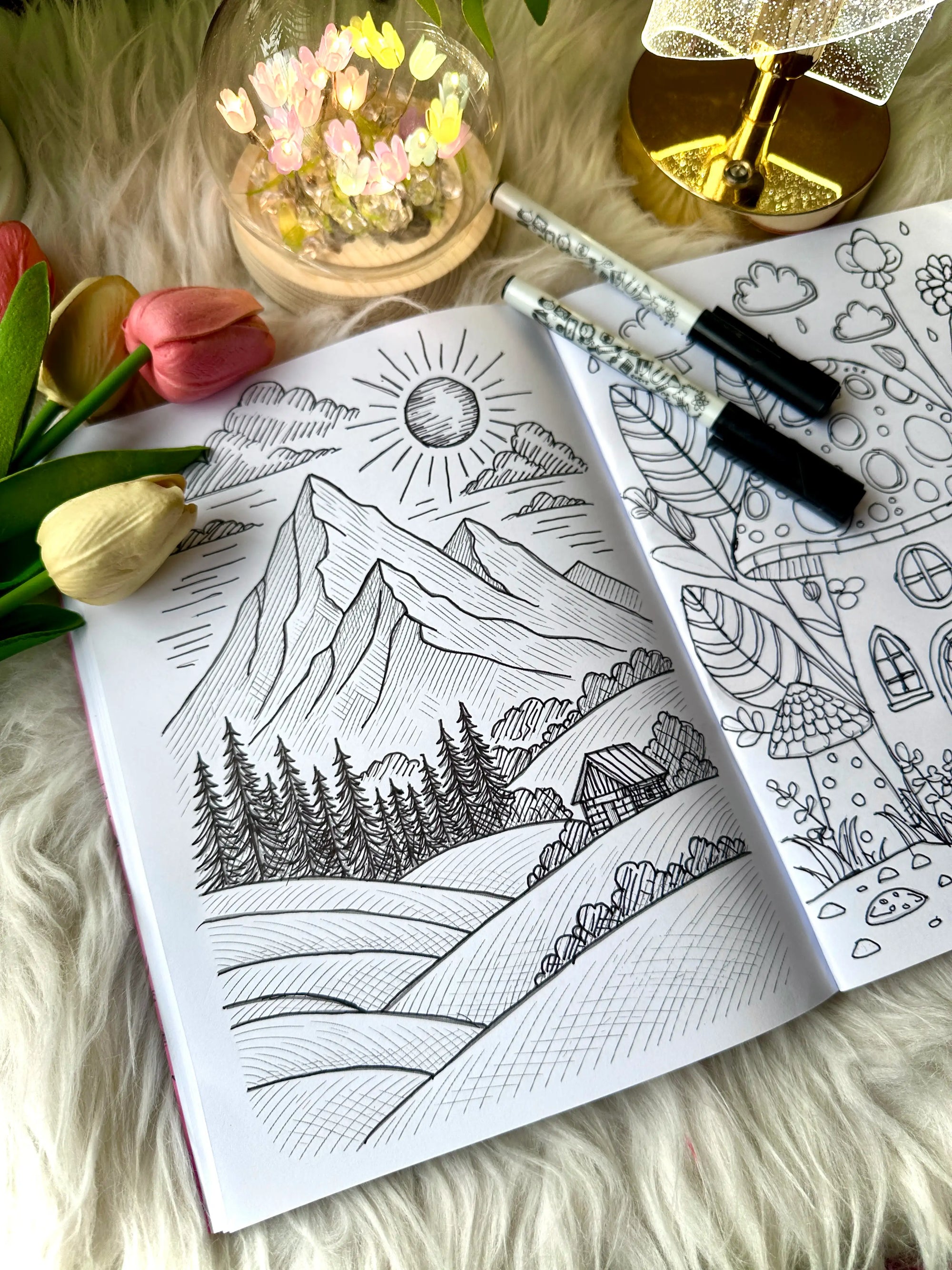 Ink Tracing Therapeutic Art Book - House Of Books