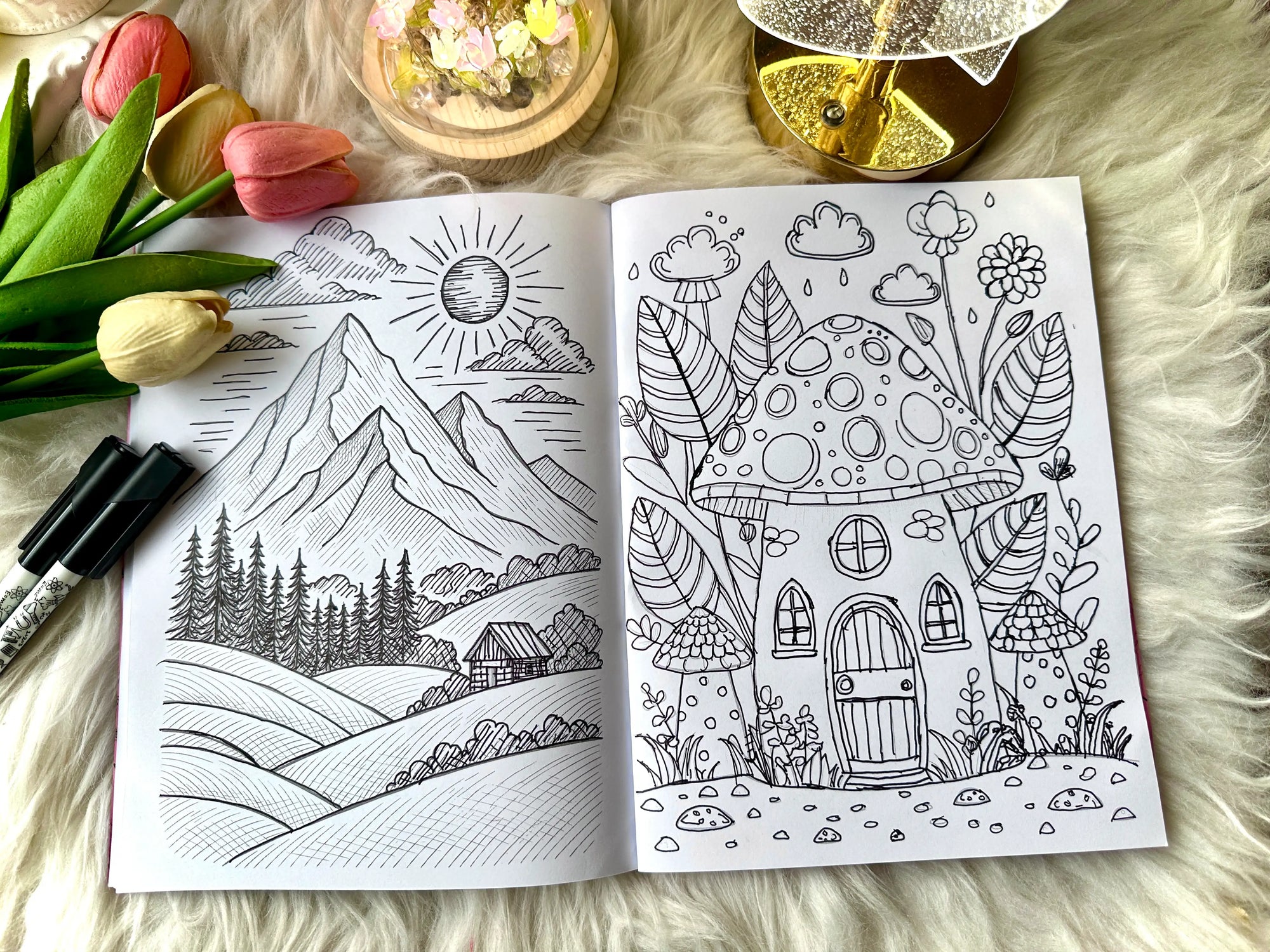 Ink Tracing Therapeutic Art Book - House Of Books