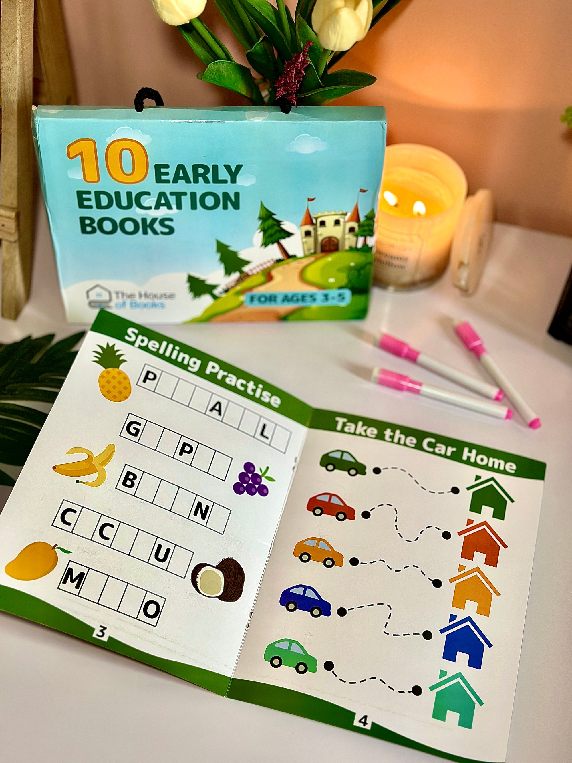 Write &amp; Wipe Children 10 Pcs Book Set