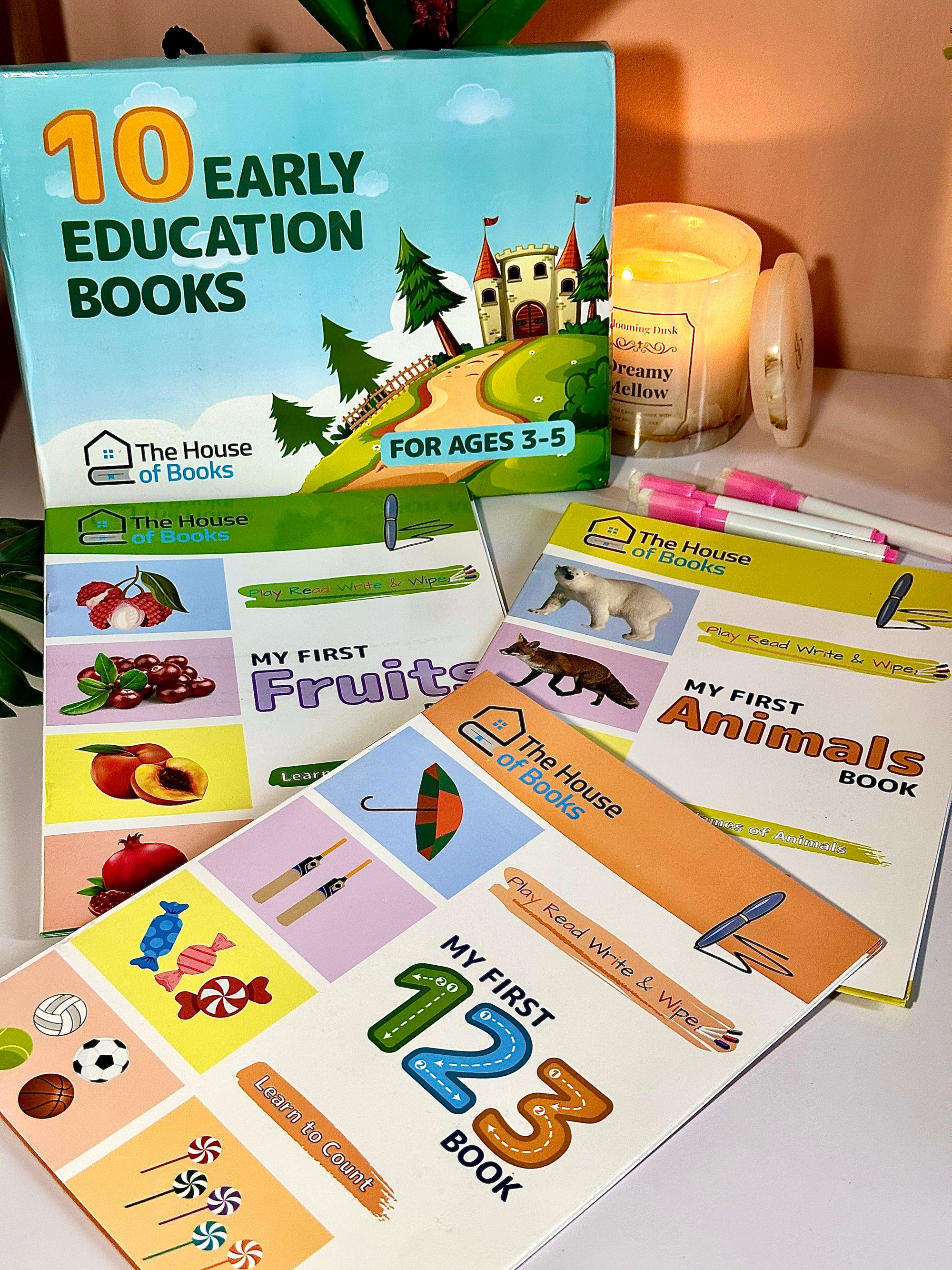 Write &amp; Wipe Children 10 Pcs Book Set