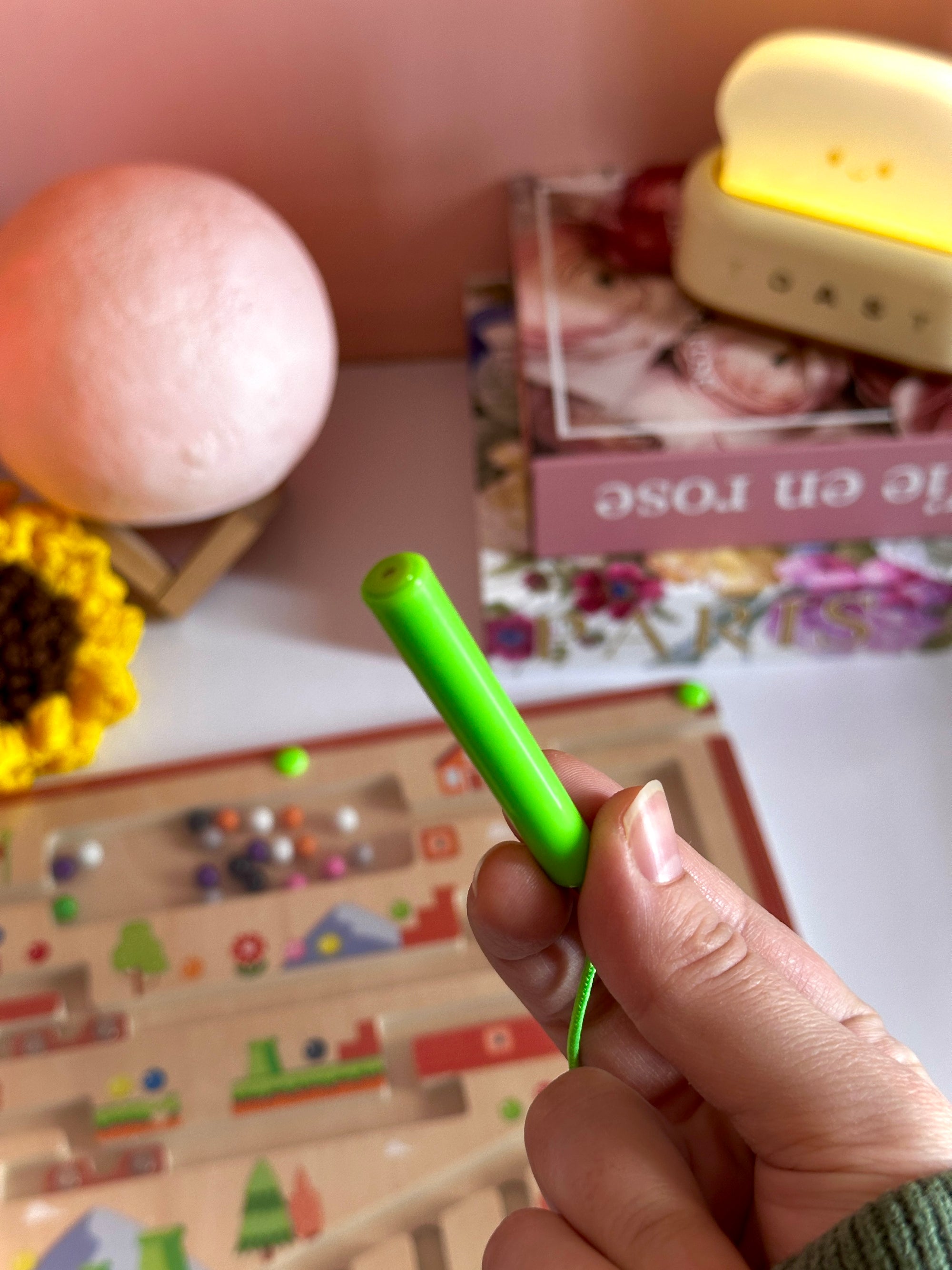 Montessori Toys Magnetic Color and Number Maze