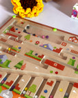 Montessori Toys Magnetic Color and Number Maze