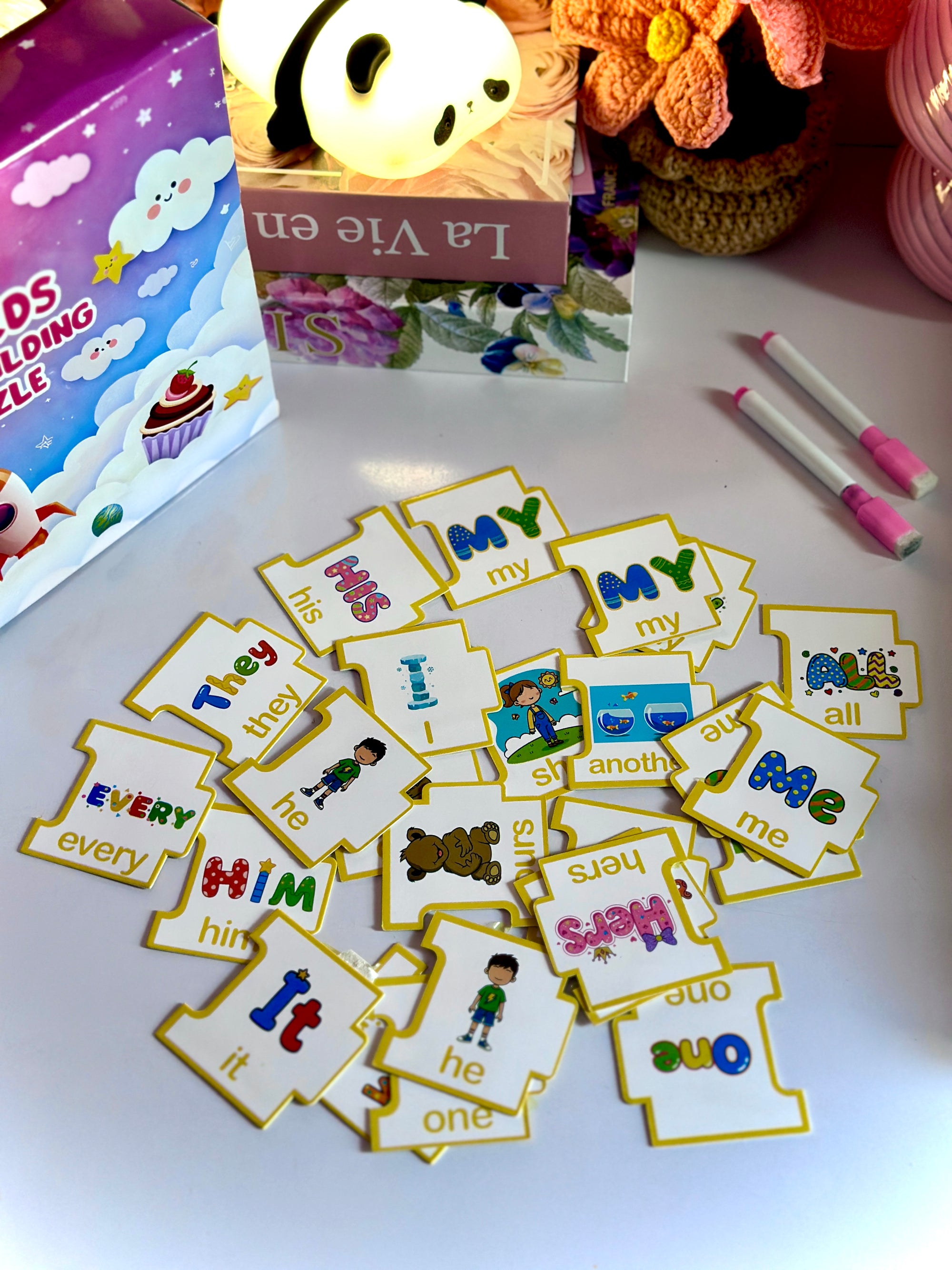 500 Words Sentence Building Puzzle for Kids