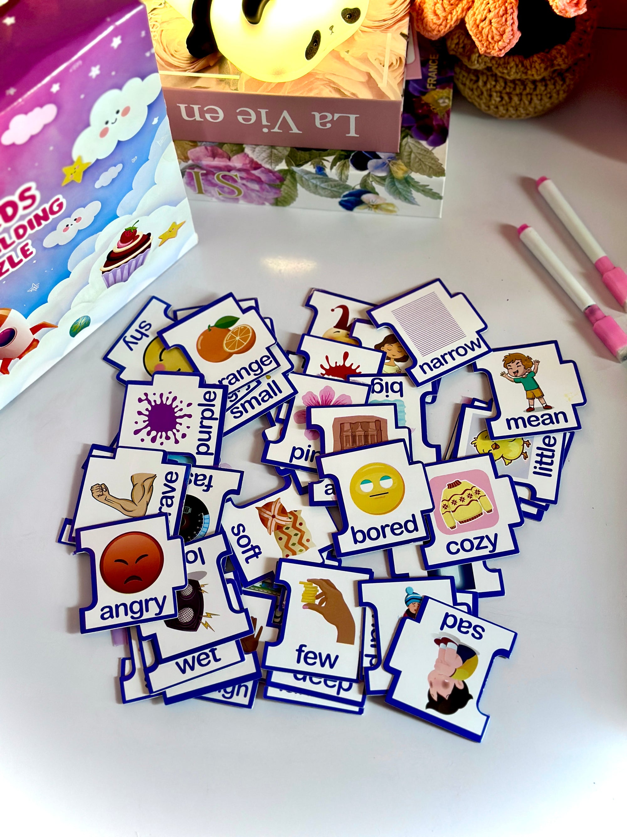 500 Words Sentence Building Puzzle for Kids