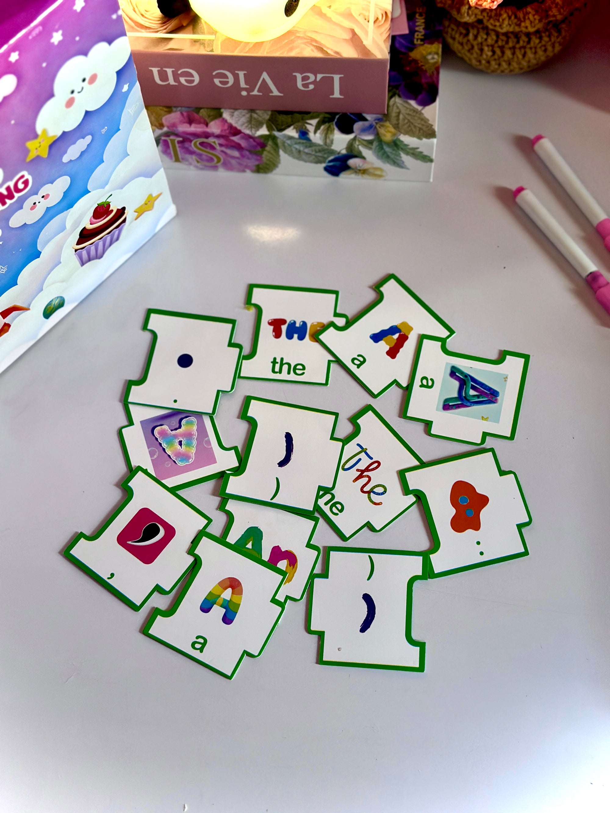 500 Words Sentence Building Puzzle for Kids
