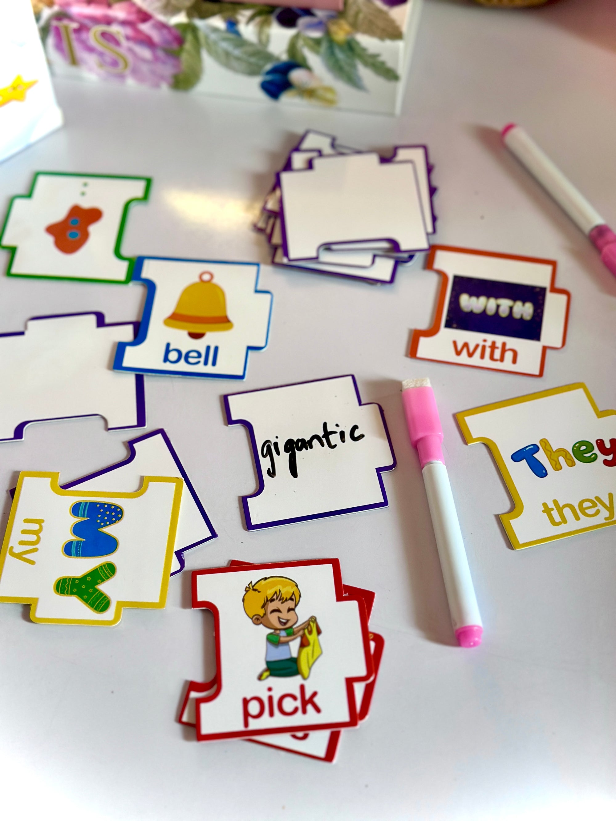 500 Words Sentence Building Puzzle for Kids