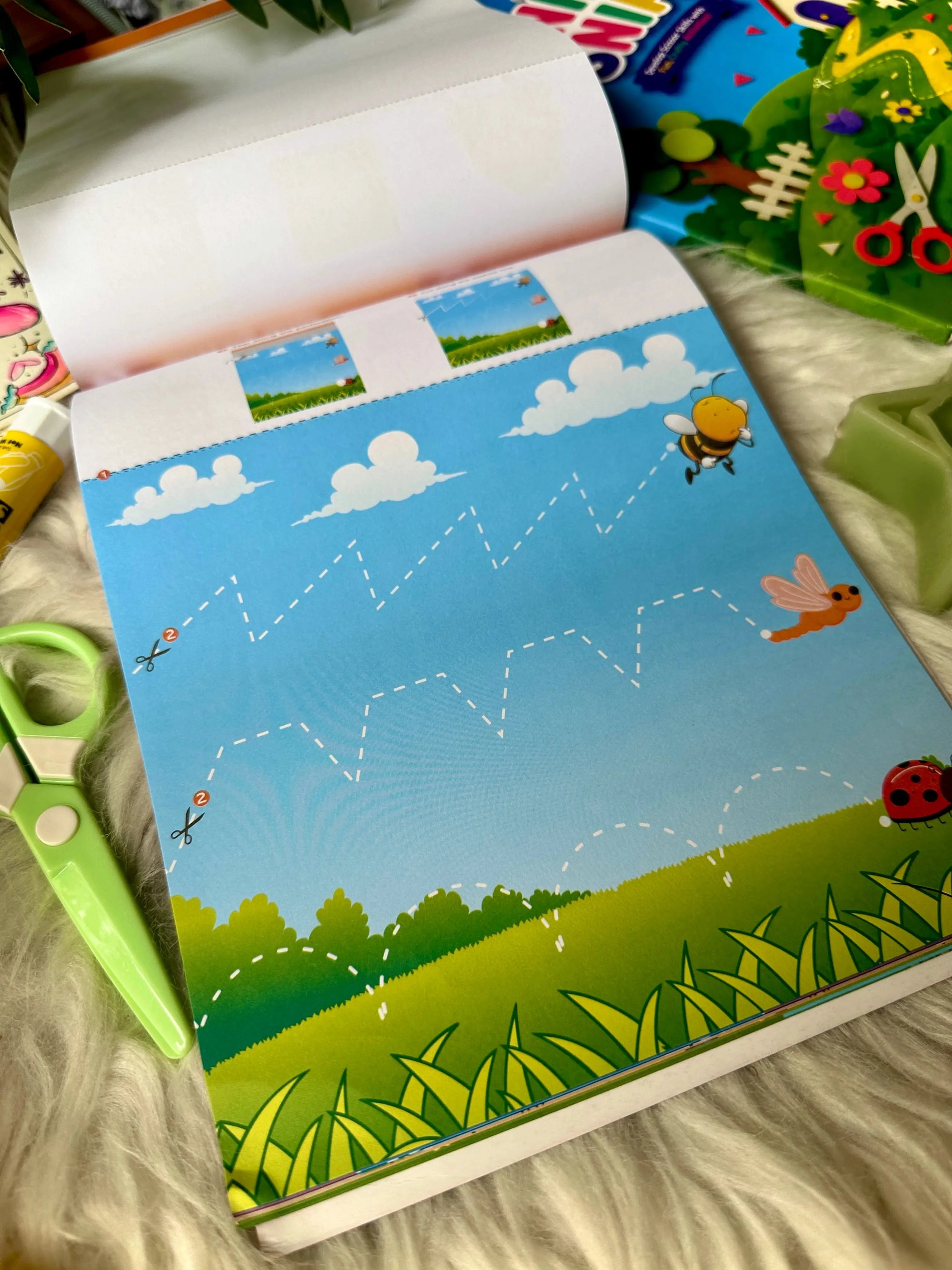 Scissor Skills Activity Book
