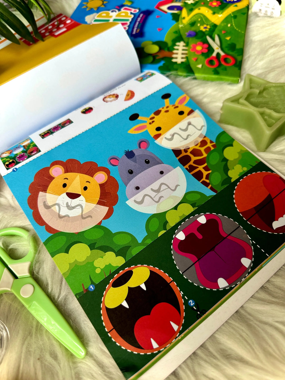 Scissor Skills Activity Book