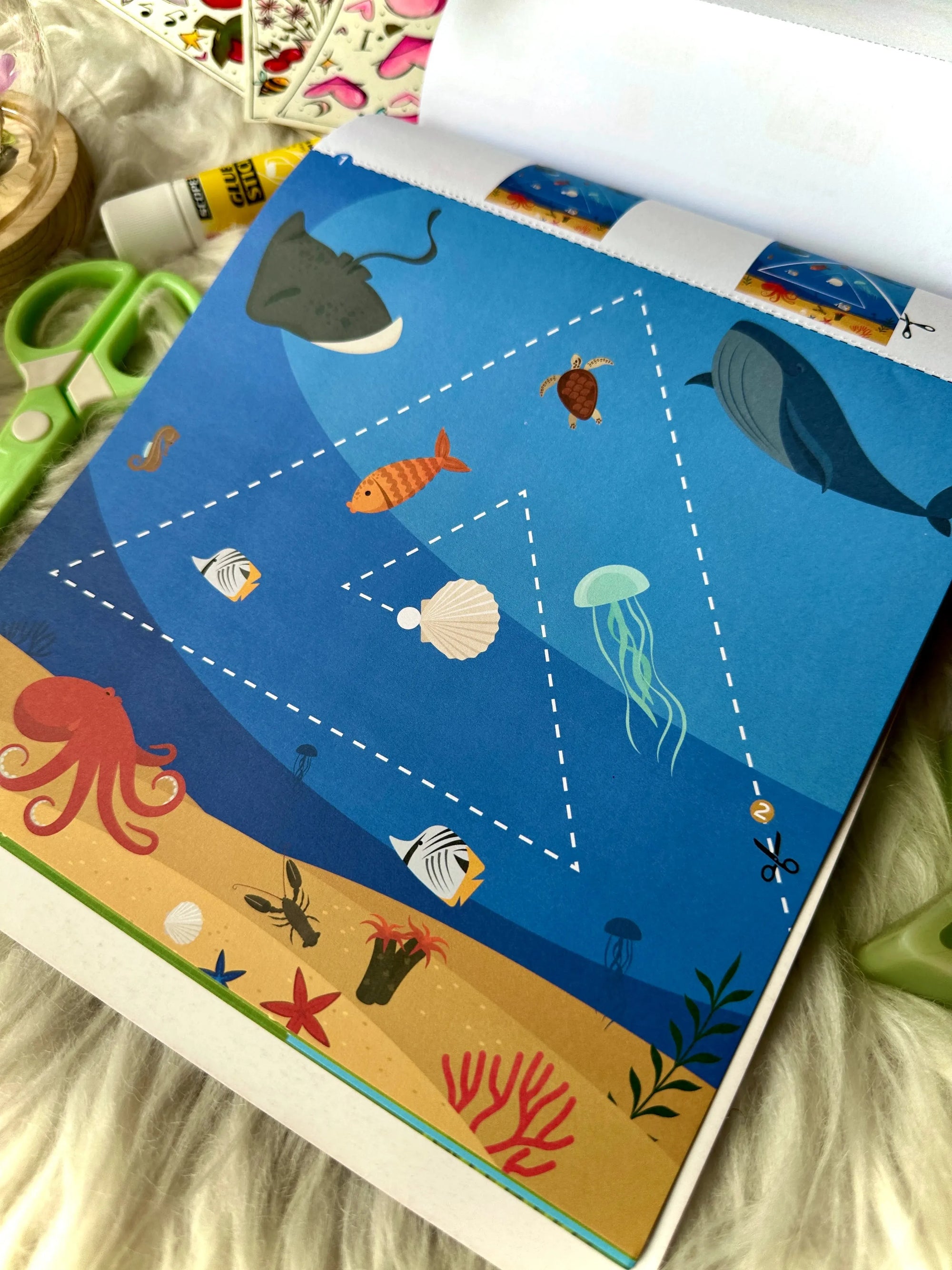 Scissor Skills Activity Book