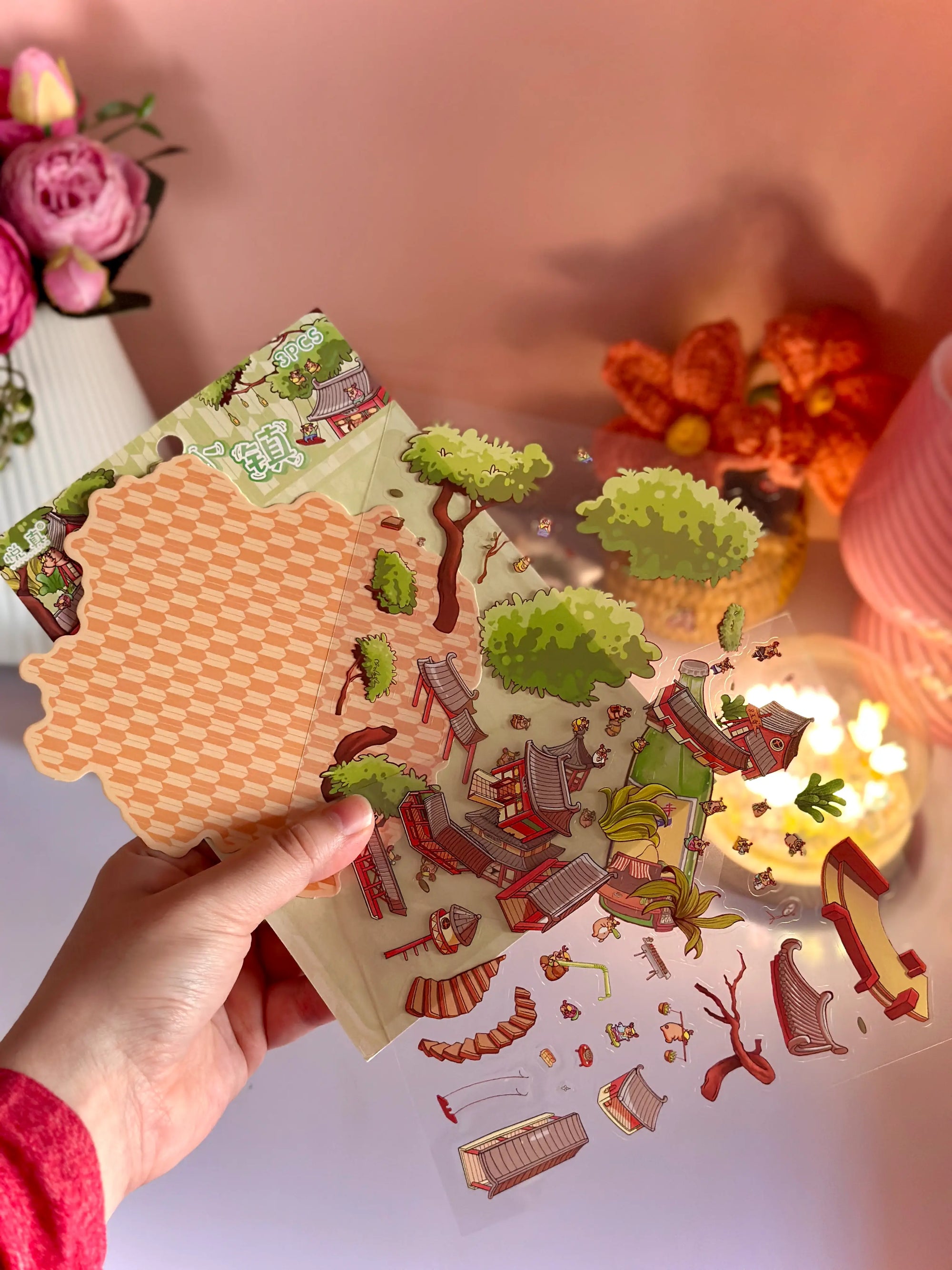 3D Miniature Cozy Sticker Kit