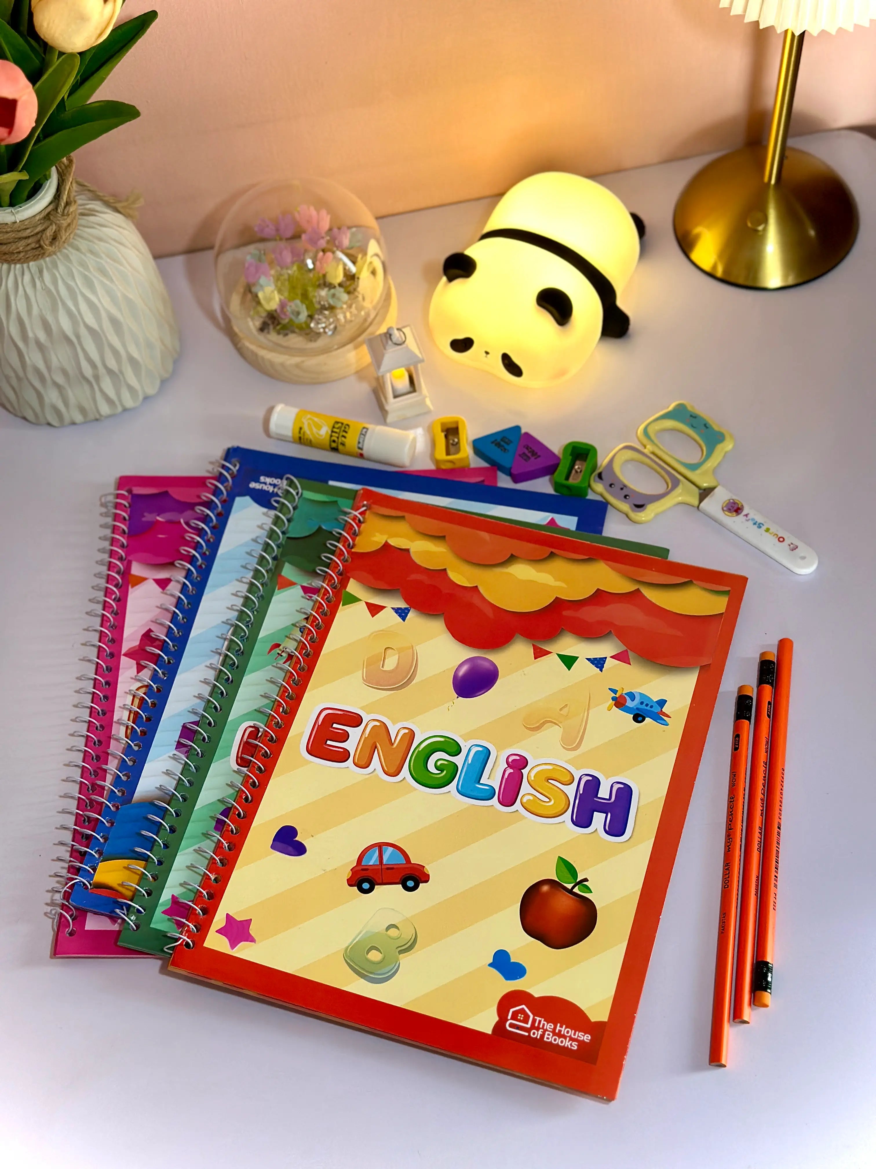 Toddlers Worksheet Pack 4 Workbooks with 192 Pages and stationary ...
