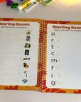 Toddlers Worksheet Pack 4 Workbooks with 192 Pages and stationary