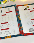 Toddlers Worksheet Pack 4 Workbooks with 192 Pages and stationary
