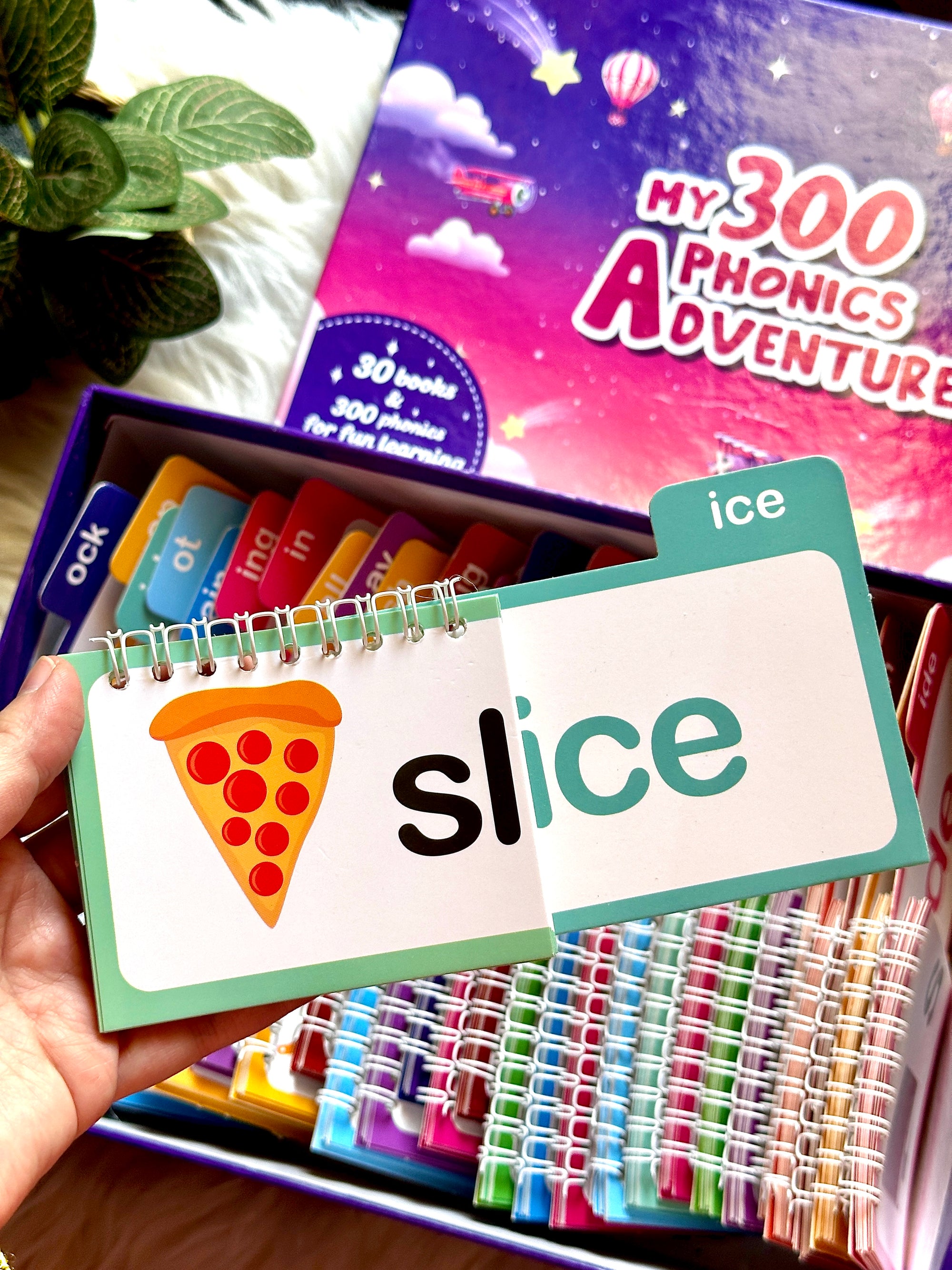 30 Read and Rhyme Flip Books - 300 Words Phonics Set