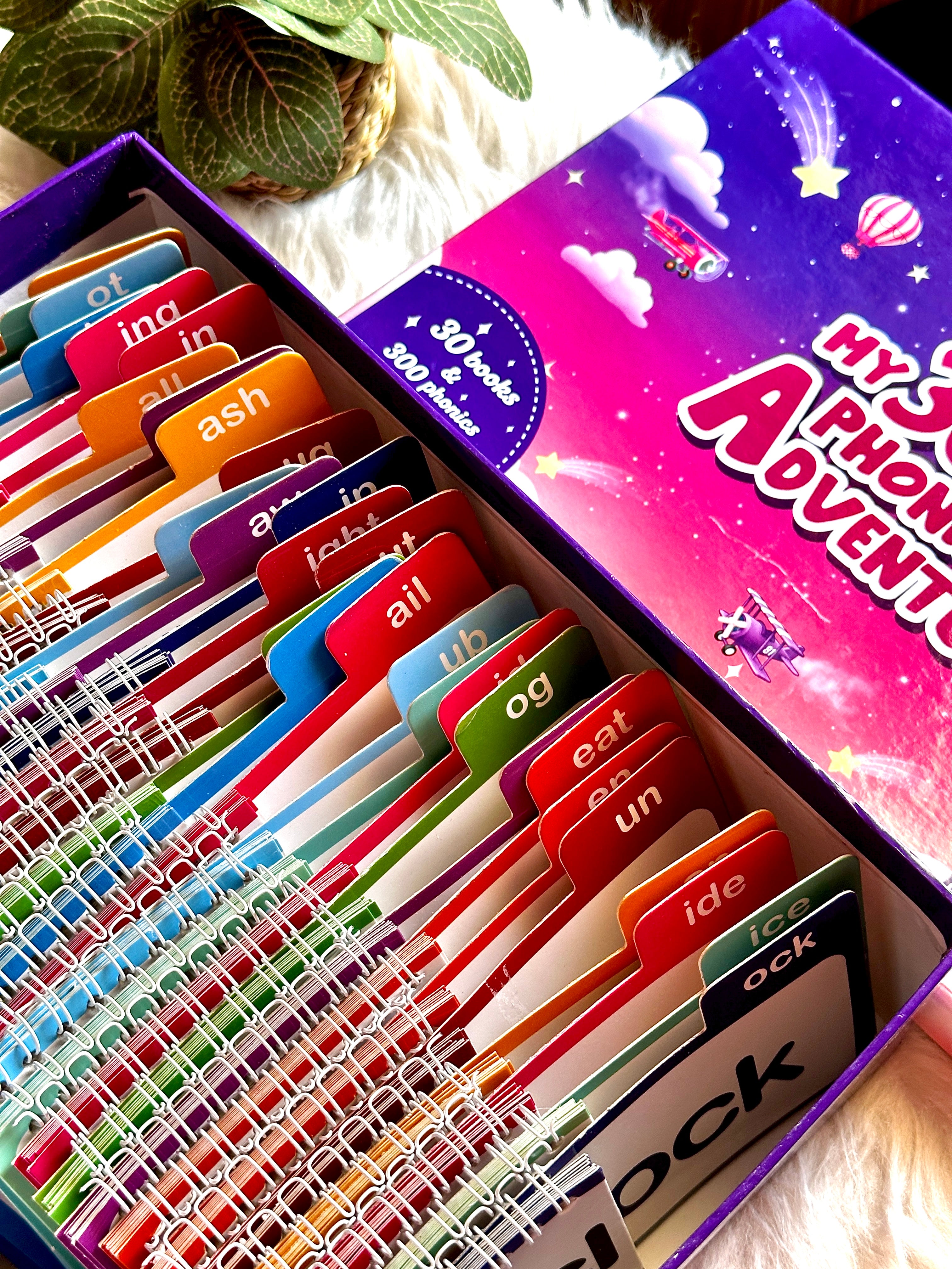 30 Read and Rhyme Flip Books - 300 Words Phonics Set - House Of Books
