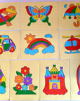 Sand Sticker Art Kit - Set of 10 Stickers and 6 Sand Bottles